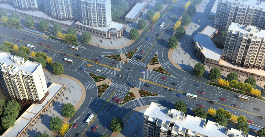 南昌经开区儒乐湖新城兴业大道新建工程