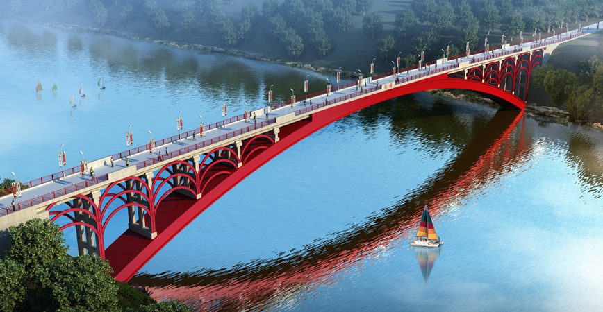巴中市化湖一号大桥